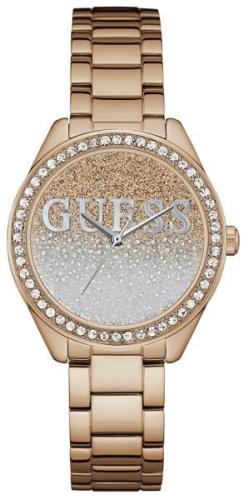 Guess Dameklokke W0987L3 Dress Flerfarget/Rose-gulltonet stål Ø36 mm