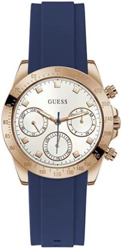 Guess Dameklokke GW0315L2 Eclipse Hvit/Gummi Ø38 mm