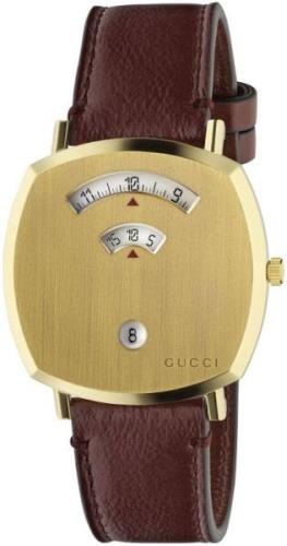 Gucci YA157411 Grip Gulltonet/Lær