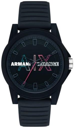 Armani Exchange Herreklokke AX2529 Outerbanks Sort/Gummi Ø44 mm