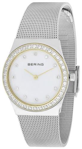 Bering Dameklokke 12430-010 Classic Hvit/Stål Ø30 mm