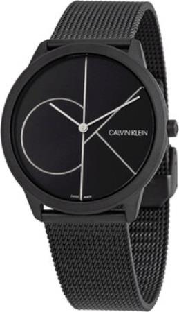 Calvin Klein K3M5145X Minimal Sort/Stål Ø40 mm