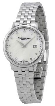 Raymond Weil Dameklokke 5988-ST-97081 Raymond Toccata Hvit/Stål Ø29