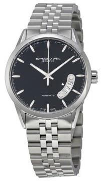 Raymond Weil Herreklokke 2770-ST-20011 Raymond Freelancer Sort/Stål