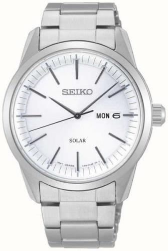 Seiko Herreklokke SNE523P1 Solar Sølvfarget/Stål Ø40 mm