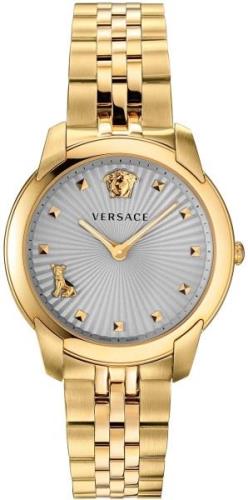 Versace Dameklokke VELR00719 Audrey Sølvfarget/Gulltonet stål Ø38