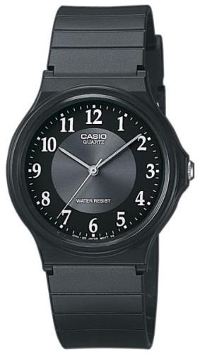 Casio Herreklokke MQ-24-1B3LLEF Collection Sort/Resinplast Ø33.8 mm