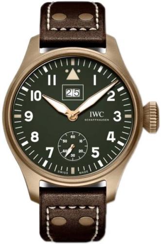 IWC Herreklokke IW510506 Pilots Spitfire Grønn/Lær Ø46.2 mm