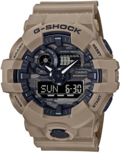 Casio Herreklokke GA-700CA-5AER G-Shock Grå/Resinplast Ø50 mm