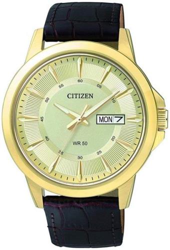 Citizen Herreklokke BF2013-05PE Gulltonet/Lær Ø41 mm