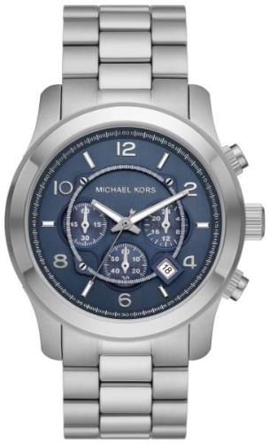 Michael Kors Herreklokke MK9105 Runway Blå/Stål Ø45 mm