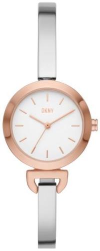 DKNY Dameklokke NY6633 Uptown D Hvit/Stål Ø28 mm