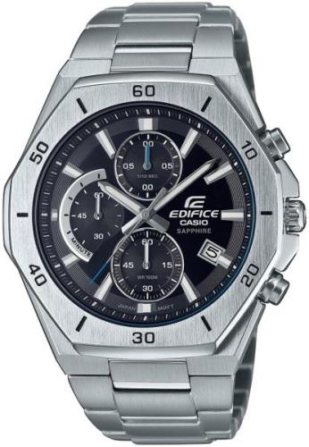 Casio Herreklokke EFB-680D-1AVUEF Edifice Sort/Stål Ø45.8 mm