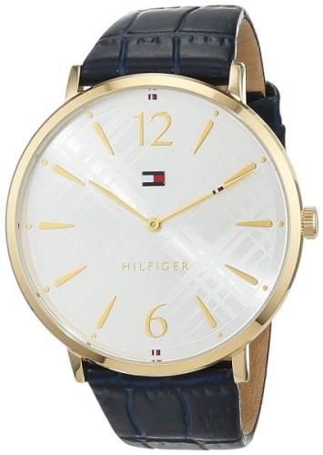 Tommy Hilfiger Dameklokke 1781843 Classic Sølvfarget/Lær Ø40 mm