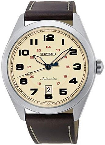 Seiko Herreklokke SRPC87K1 Beige/Lær Ø42.9 mm