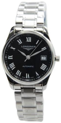 Longines Herreklokke L2.518.4.51.6 Master Sort/Stål Ø36 mm