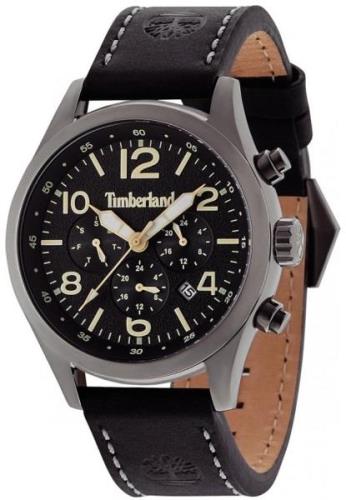 Timberland Herreklokke TBL15249JSU.02 Ashmont Sort/Lær Ø45 mm