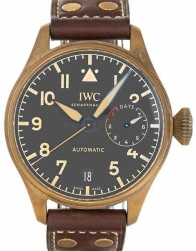 IWC Herreklokke IW501005 Pilots Sort/Lær Ø46.2 mm