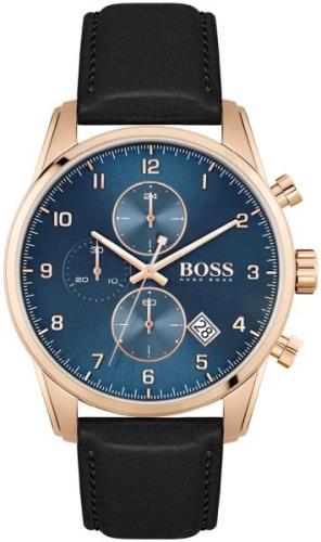 Hugo Boss Herreklokke 1513783 Skymaster Blå/Lær Ø44 mm