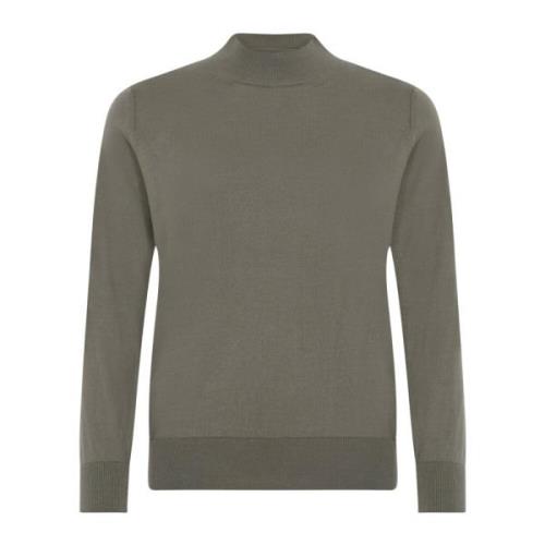 Koselig Turtleneck Bluse i Timian Grønn