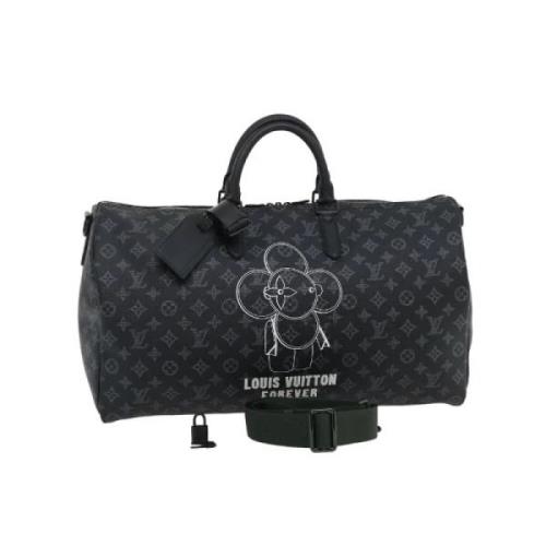 Pre-owned Svart lerret Louis Vuitton Vivienne