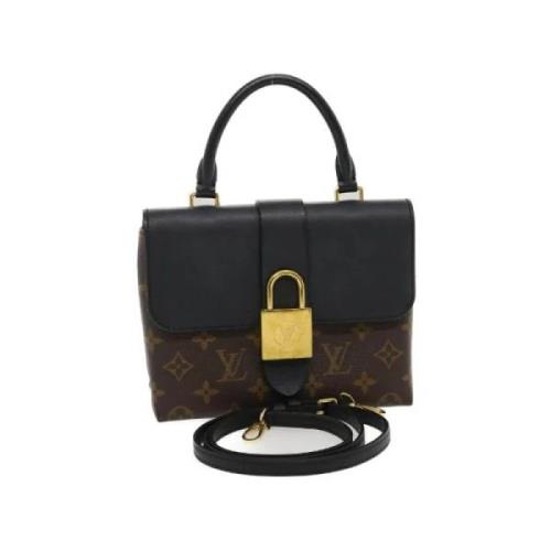 Pre-owned Svart lerret Louis Vuitton skuldervesker