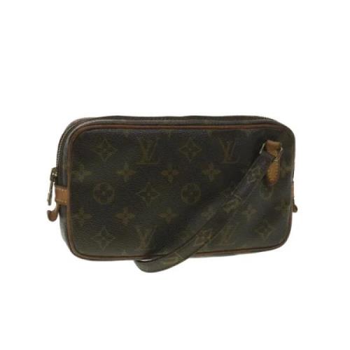 Pre-owned Svart lerret Louis Vuitton skuldervesker