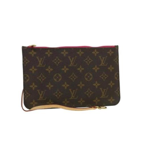 Pre-owned Svart lerret Louis Vuitton lommebok