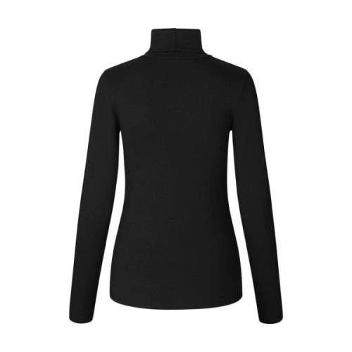 Klassisk Svart Turtleneck