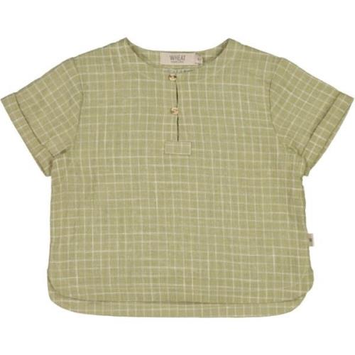 Wheat Shirt Abraham Green Check