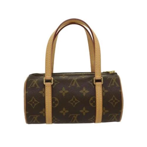 Brukt Flerfarget Stoff Louis Vuitton Papillon Tote Bag