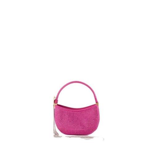 Rose Pink Strass Micro Vesna Hobo Bag