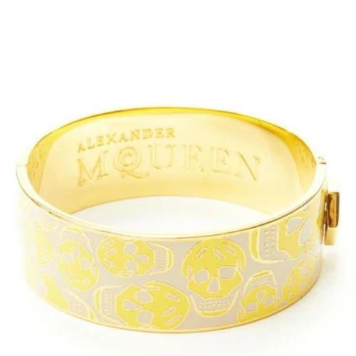 Pre-owned Gult metall Alexander McQueen armbånd