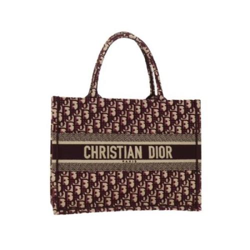 Pre-owned Burgunder Canvas Dior veske