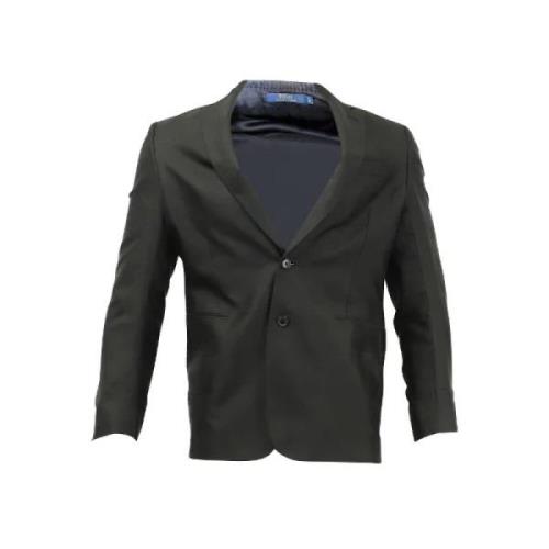 Pre-owned Svart silke Ralph Lauren Blazer