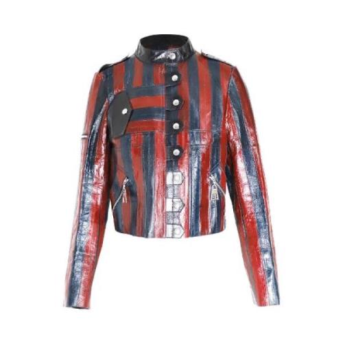 Pre-owned Flerfarget skinn Louis Vuitton jakke