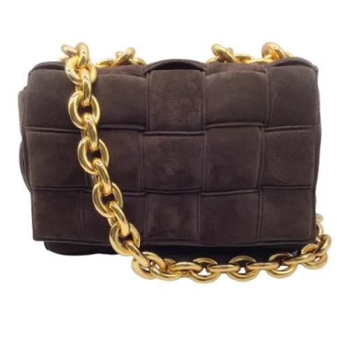 Pre-owned Brun semsket Bottega Veneta skulderveske