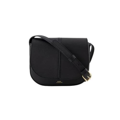 Svart skinn A.p.c. Crossbody veske