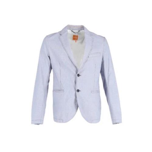 Blå polyester Hugo Boss Blazer