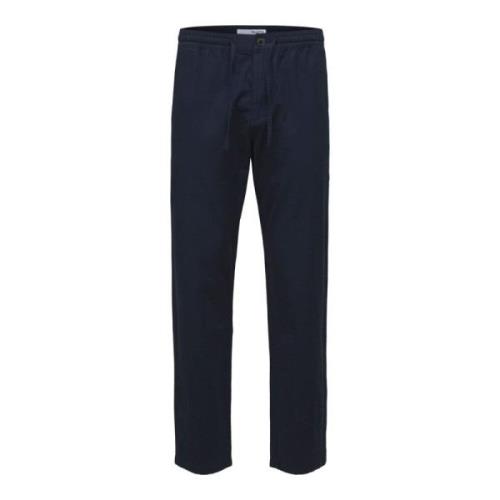 Blue Selected Homme SlhslimTapered Newton Line -Broek