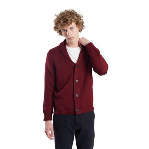 Merino sjal krage cardigan