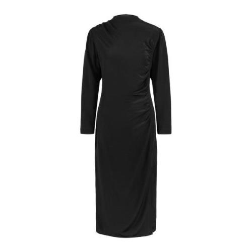 Sort Envelope Jet Dress Long Kjoler