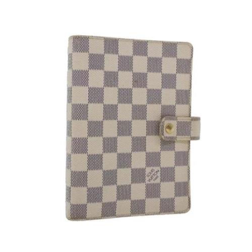 Pre-owned Grått lerret Louis Vuitton Agenda