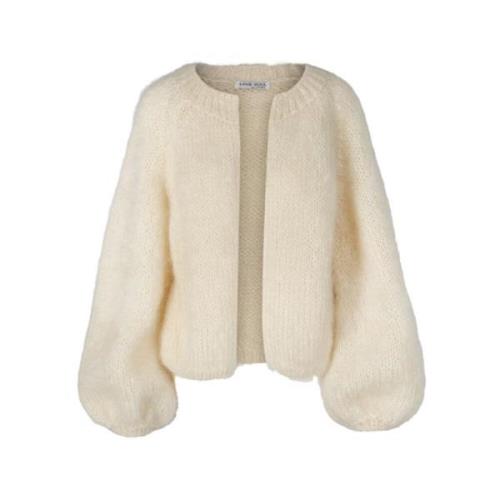 SOY Håndstrikket Mohair Cardigan