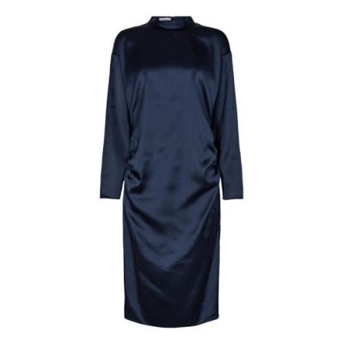 Navy Designers Remix Lisboa Drape Dress Dresses