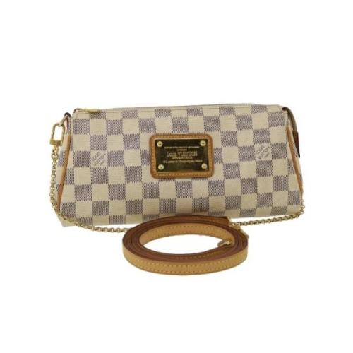 Pre-owned Beige lerret Louis Vuitton florentinsk veske