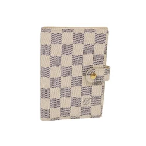 Beige Lerret Agenda Damier Azur