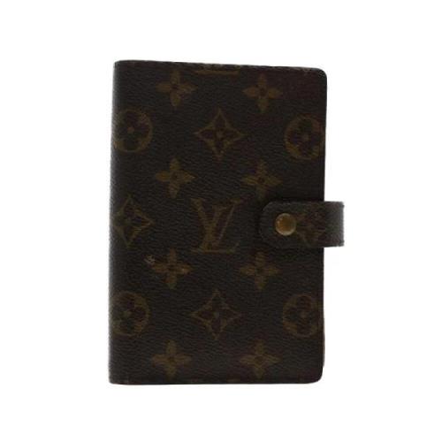 Pre-owned Brunt lerret Louis Vuitton Kalender