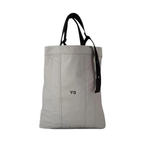 Pre-owned Beige Stoff Y-3 Tote Bag