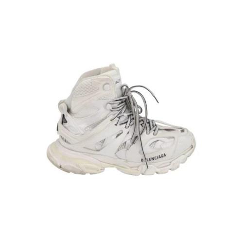 Pre-owned Hvit plast Balenciaga joggesko